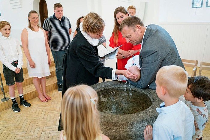 Billede af dåb